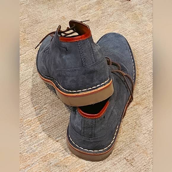 Kenneth Cole blue Suede Chukka Boots